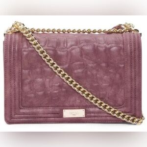 BCBG Paris Crossbody Purple and Gold Purse